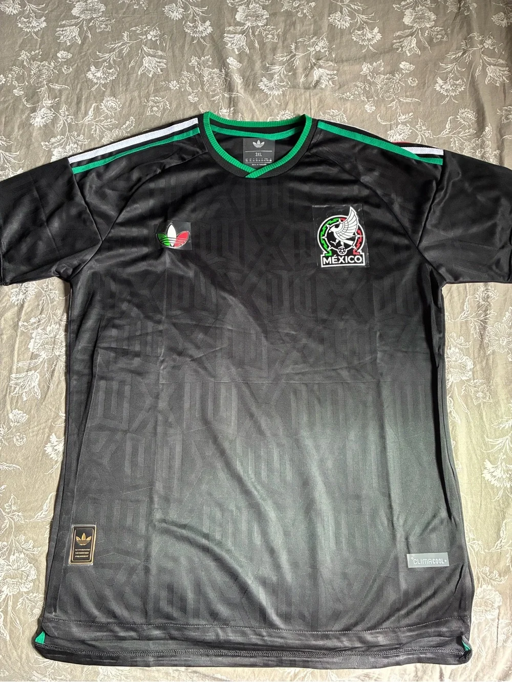 Adidas Black Mexico National Team Soccer Jersey